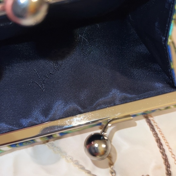 STUNNING & Rare Vera Bradley Wallet With Clutch Silver Coin Purse. - Picture 6 of 11